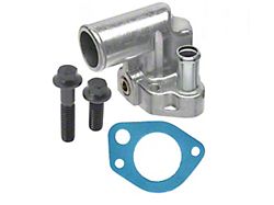 BluePrint Engines Ford Small Block Windsor Aluminum Thermostat Housing; 90-Degree