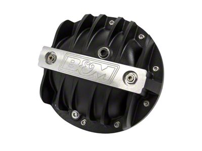 B&M Hi-Tek Aluminum Differential Cover; 10-Bolt; Black (67-81 350 V8 Camaro)