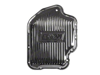 B&M TH-400 Hi-TEK Deep Heavy Duty Transmission Pan; Chrome (67-77 Corvette C2 & C3)