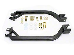 BMR Bolt-On Subframe Connectors; Black Hammertone (67-69 Camaro)