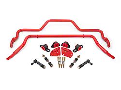 BMR Non-Adjustable Front and Rear Sway Bars; Red (82-92 Camaro)