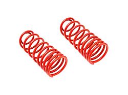 BMR Rear Lowering Springs; Red (82-92 Camaro)