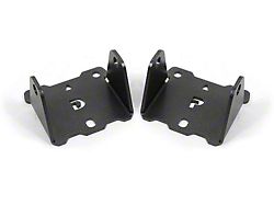 BMR Solid Engine Side Motor Mount Kit; Black Hammertone (82-92 Camaro)
