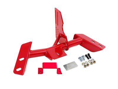 BMR T5 Transmission Torque Arm Relocation Crossmember; Red (84-92 Camaro)