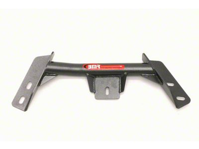 BMR TH700R4/4L60 Transmission Conversion Crossmember; Black Hammertone (84-92 Camaro)