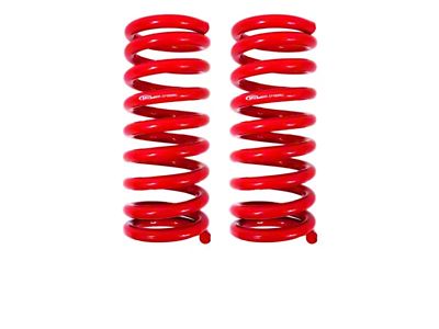 BMR Front Lowering Springs; 2-Inch Drop; Red (67-69 Small Block V8 Firebird)