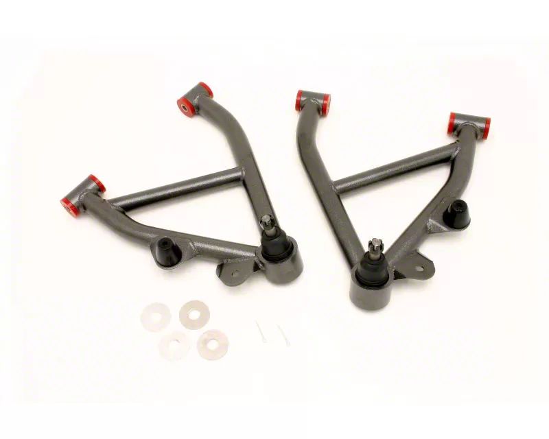 BMR 91-96 B-Body Non-Adj. STD. Length Lower Control Arms (Polyurethane) - Black Hammertone main image 1