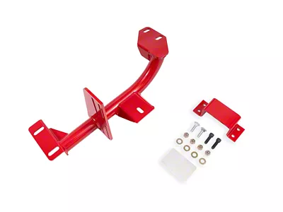 BMR 4L80E Transmission Torque Arm Relocation Crossmember; Red (98-02 5.7L Firebird)