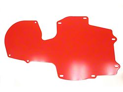 BMR Aluminum A/C Delete Panel; Red (70-81 Firebird)