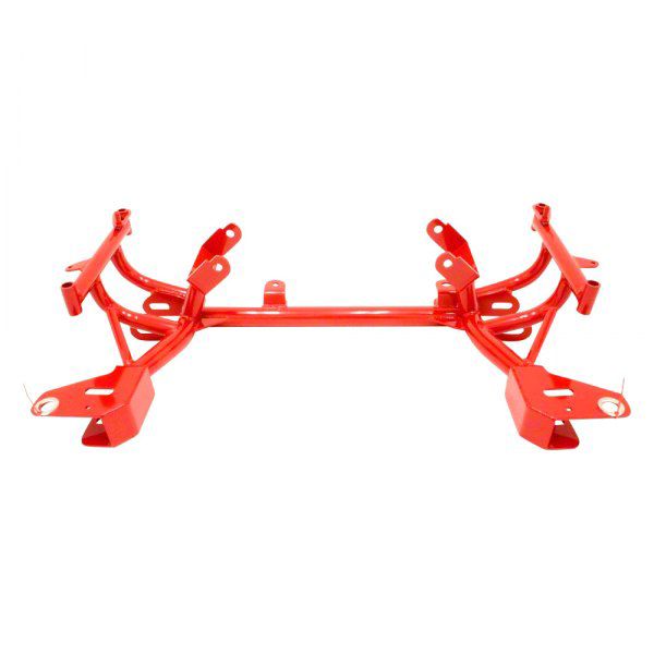BMR Ecklers K-Member with LS1 Motor Mounts; Standard Rack Mount; Red ...