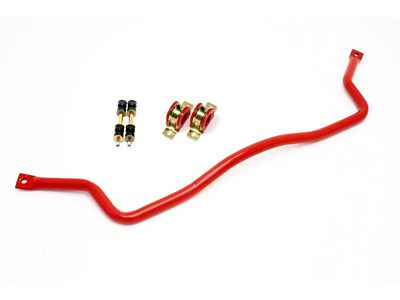 BMR Non-Adjustable Front Sway Bar; Red (93-02 Firebird)