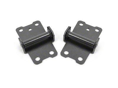 BMR Solid Lower Motor Mount Kit; Red (82-92 Firebird)
