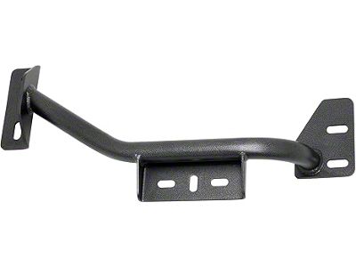 BMR TH350/Powerglide Transmission Conversion Crossmember; Black Hammertone (98-02 5.7L Firebird)