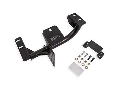 BMR TH350/Powerglide Transmission Torque Arm Relocation Crossmember; Black Hammertone (93-97 5.7L Firebird)
