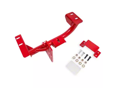 BMR TH400 Transmission Torque Arm Relocation Crossmember; Red (93-97 5.7L Firebird)