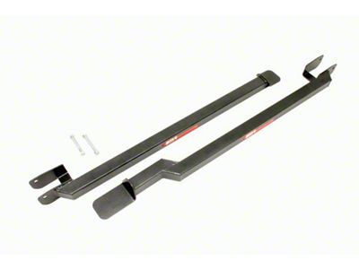 BMR Weld-On Boxed Subframe Connectors; Black Hammertone (93-02 Firebird Coupe)