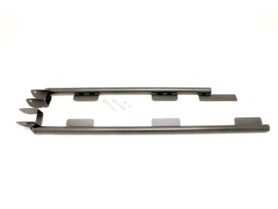 BMR Weld-On Tubular Subframe Connectors; Black Hammertone (93-97 5.7L Firebird Convertible)