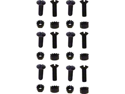 Bob Drake Door Hinge Hardware Kit (37-40 Ford Car)