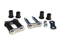 Front Spring Shackles, 2-Inch; Stainless Steel (35-48 Ford Car, Ford Truck)