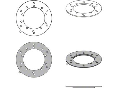 Gas Tank Sending Unit Gasket (36-48 Ford Car, Ford Truck)