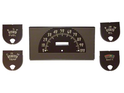 Bob Drake Gauge Face Kit (1940 Ford Car Standard)