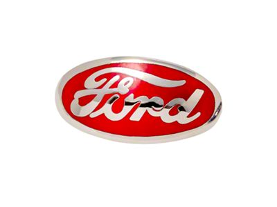 Bob Drake Grille Shell Ornament Emblem; Red (1934 Ford Car)