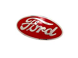 Grille Shell Ornament Emblem; Red Bull Nose (1932 Ford Car)