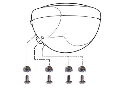 Bob Drake Headlight Mount Repair Kit (32-36 Ford Car; 32-39 Ford Truck)
