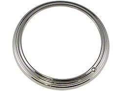 Headlight Rims; 3-Rib Style (Late 41-42 Ford Car; 42-47 Ford Truck)