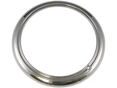 Bob Drake Headlight Rims; Single Rib Style (42-46 Ford Car)