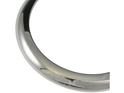 Bob Drake Headlight Rims; Smooth (47-48 Ford Car)