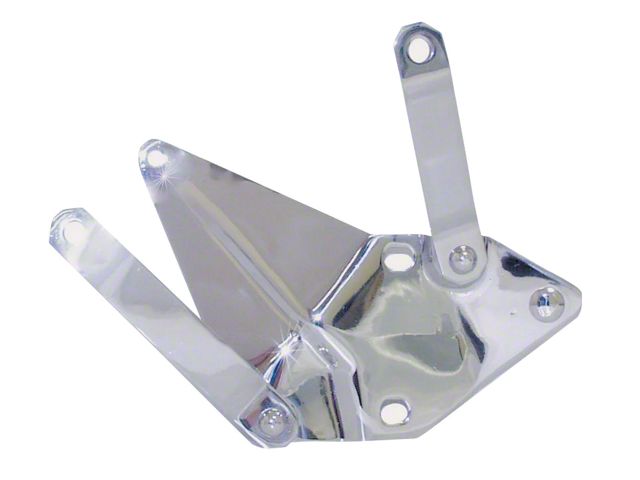 Bob Drake Hood Hinge Brackets; Stainless Steel (Late 41-48 Ford Car)