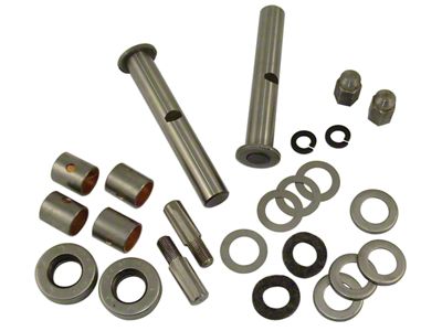 Bob Drake King Pin Kit; Stock Plain Steel (37-41 Ford Car, Ford Truck)