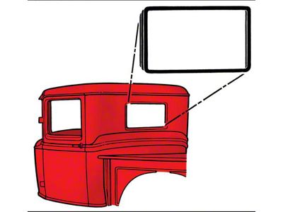 Bob Drake Quarter and Rear Window Seal (32-40 Ford Car; 32-39 Ford Truck)