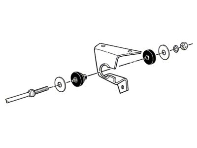 Bob Drake Radiator Rod Bushing Set (1936 Ford Car, Ford Truck)
