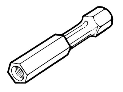Bob Drake Trunk Handle Extension Nut (1940 Ford Car)