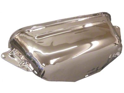 Bob Drake Upper Radiator Panel; Chrome (46-48 Ford Car)