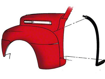 Bob Drake Fender to Cowl Seal (48-52 F1, F2, F3, F4)