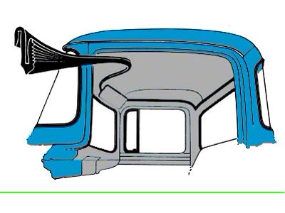 Bob Drake Headliner Retainer Seal (53-56 F-100, F-250, F-350)