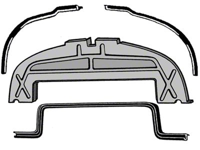 Bob Drake Lower Radiator Hood Seal (48-52 F1, F2, F3, F4)