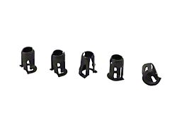 Bob Drake Emblem Barrel Clips; 1/8-Inch Stud Size; 5/32-Inch Hole Diameter (57-66 Ranchero)