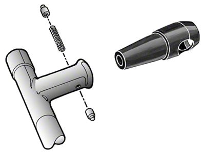 Bob Drake Gear Shift Lever Pins, Spring and Grommet Kit (55-63 Ranchero)