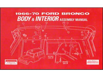Body and Interior Assembly Manual - 142 Pages