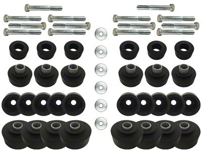 Body Mount Bushing and Hardware Kit (65-66 Biscayne Convertible, Caprice Convertible, Impala Convertible)