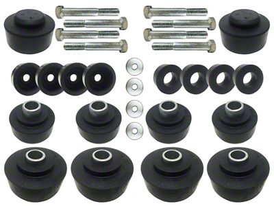 Body Mount Bushing and Hardware Kit (67-68 Biscayne Sedan, Caprice Sedan, Impala Sedan)