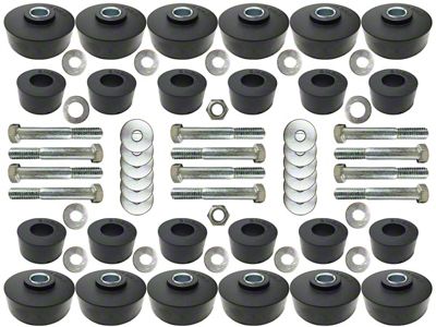 Body Mount Bushing and Hardware Kit (60-64 Impala Convertible)