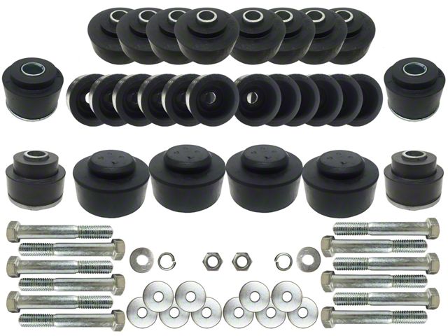 Body Mount Bushing and Hardware Kit (68-72 Chevelle Convertible)