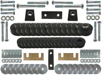 Body Mount Bushing and Hardware Kit (55-57 150 Hardtop, 210 Hardtop, Bel Air Hardtop)