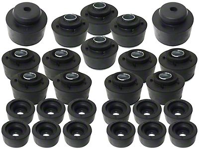 1980-1996 Ford Bronco Body Mount Hardware Kit 40 Pieces Fits Prothane 6-107 for Sale - emgCarTech