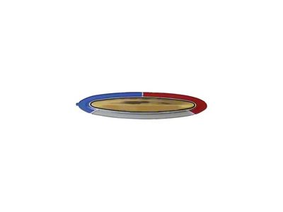 Body Side Ornaments - Molded Multi-Colored Plastic With Correct Gold-Colored Center - Mounts On Quarter Panel - Ford